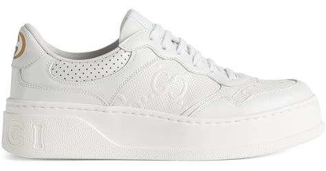 gucci gg embossed sneakers